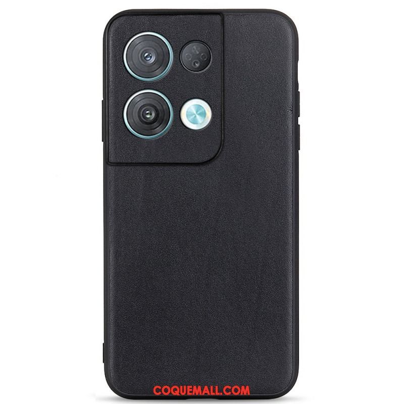 Coque Oppo Reno 8 Pro Vrai Cuir