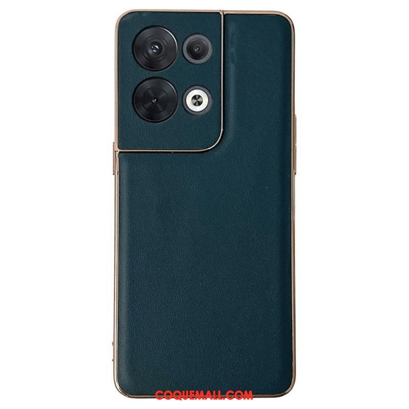 Coque Oppo Reno 8 Pro Véritable Cuir Premium