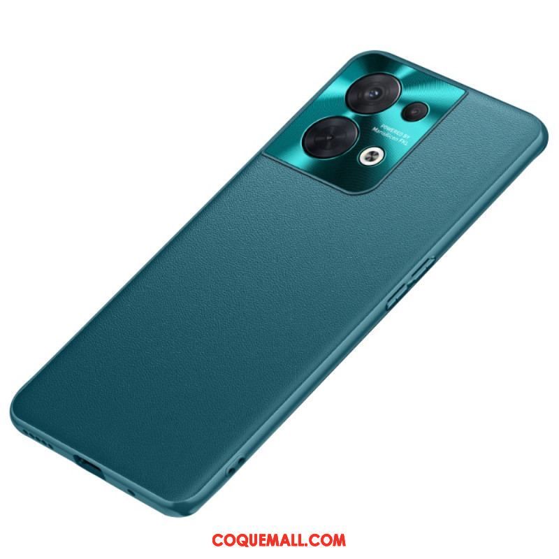 Coque Oppo Reno 8 Simili Cuir Haut de Gamme