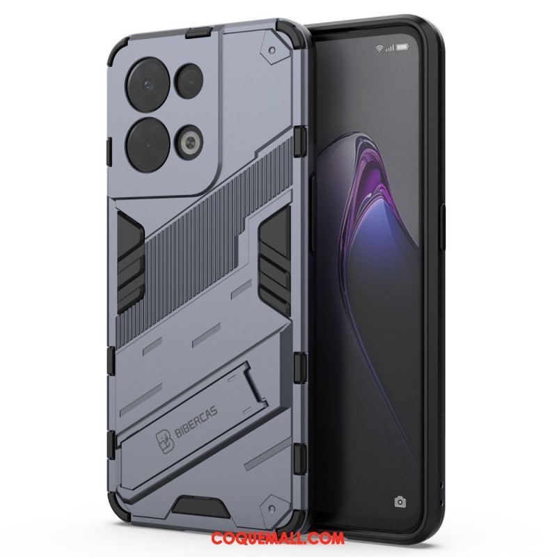 Coque Oppo Reno 8 Support Amovible Deux Positions Mains Libres