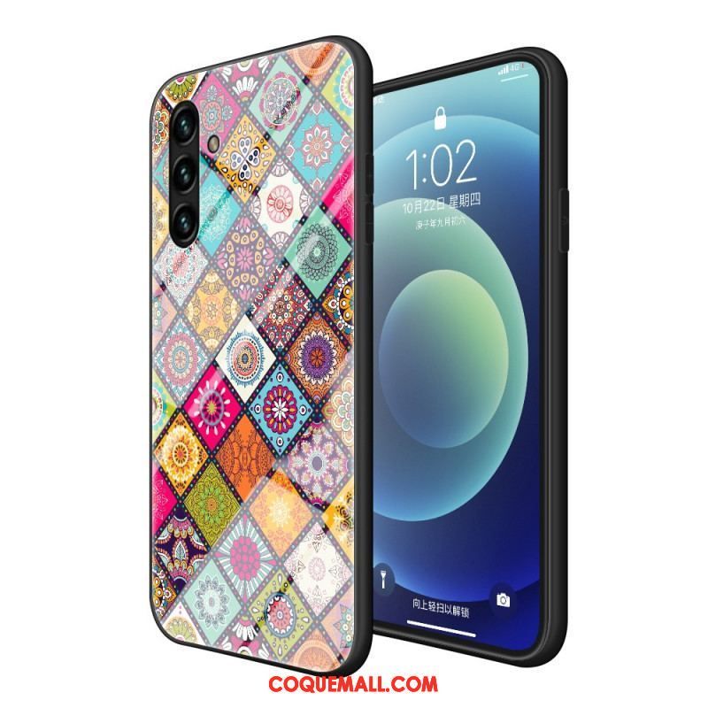 Coque Samsung Galaxy A13 5G / A04s Support Magnétique Patchwork