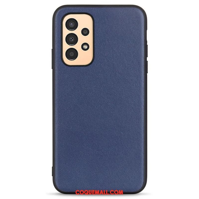 Coque Samsung Galaxy A13 Véritable Cuir