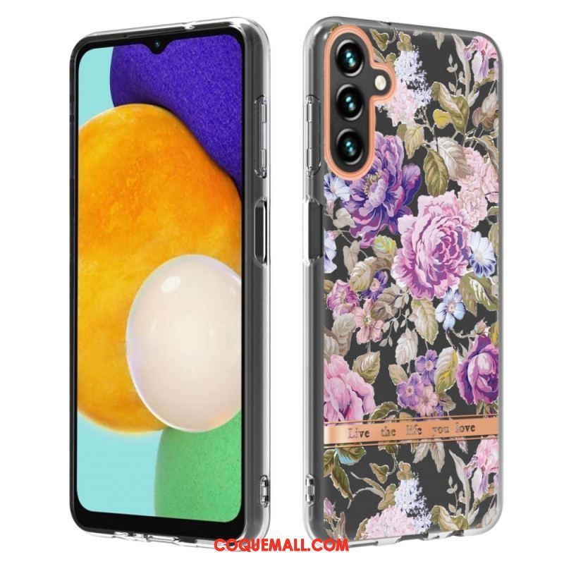 Coque Samsung Galaxy A14 5G / A14 Fleurs Colorées