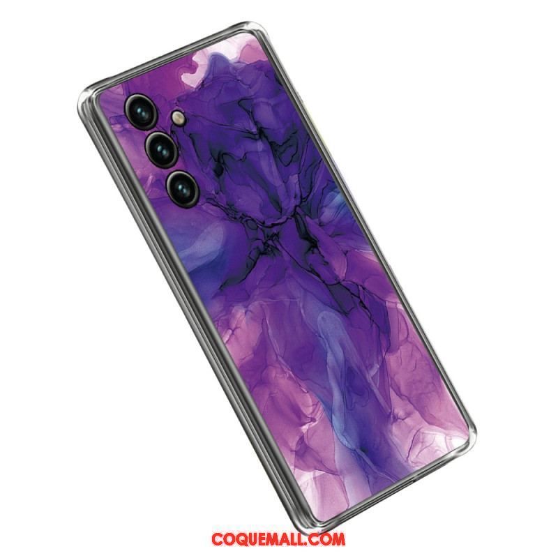 Coque Samsung Galaxy A14 5G / A14 Marbre Aquarelle