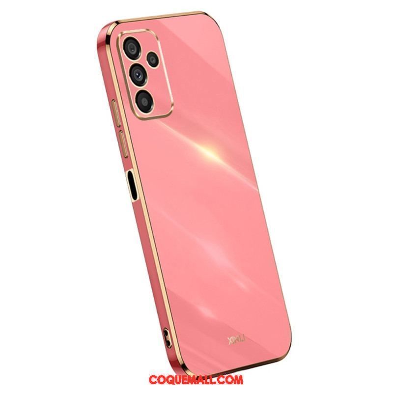 Coque Samsung Galaxy A14 5G / A14 Silicone Rebords Dorés