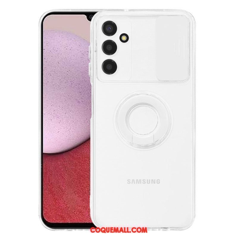 Coque Samsung Galaxy A14 5G / A14 Transparente avec Anneau-Support