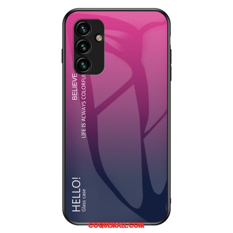 Coque Samsung Galaxy A14 5G / A14 Verre Trempé Hello