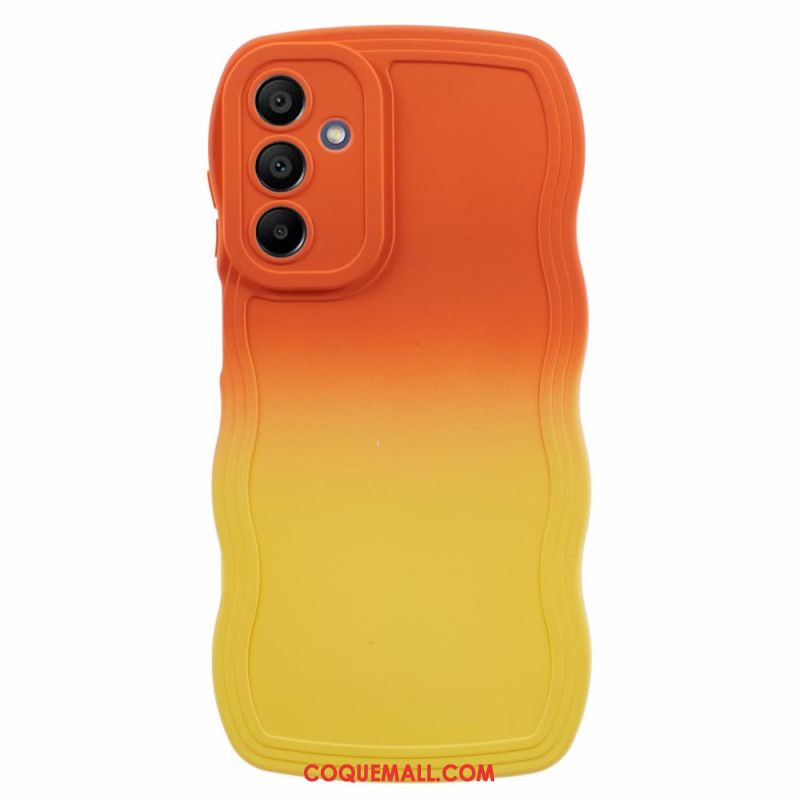 Coque Samsung Galaxy A15 5G / A14 Silicone Ondulée Bicolore