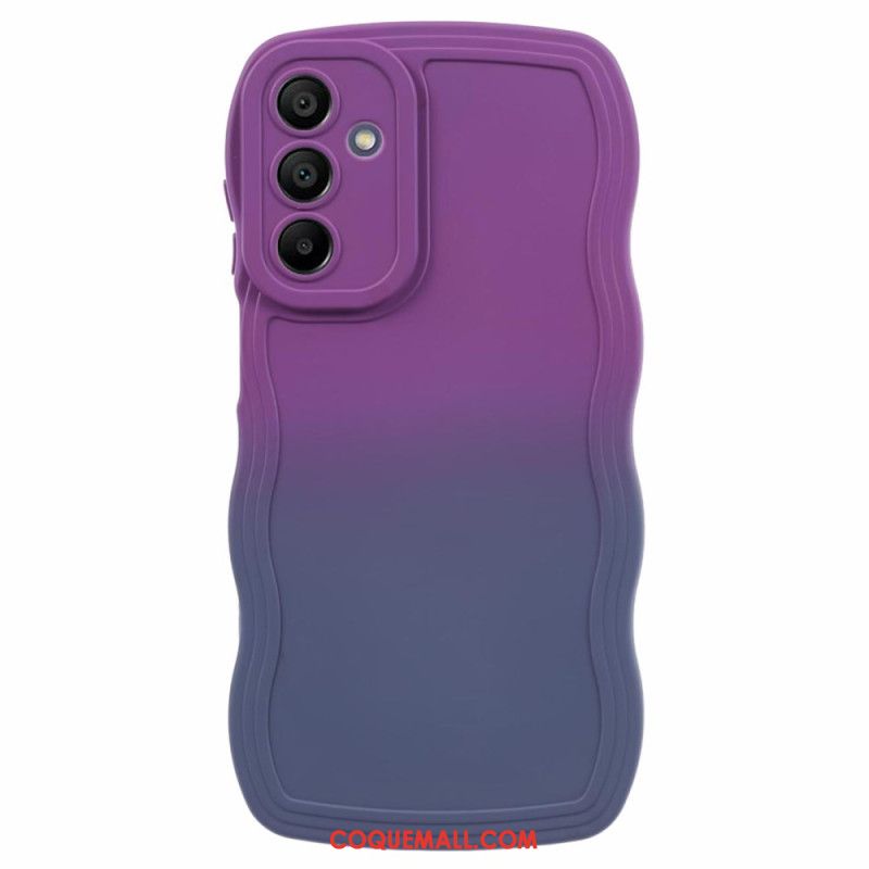 Coque Samsung Galaxy A15 5G / A14 Silicone Ondulée Bicolore