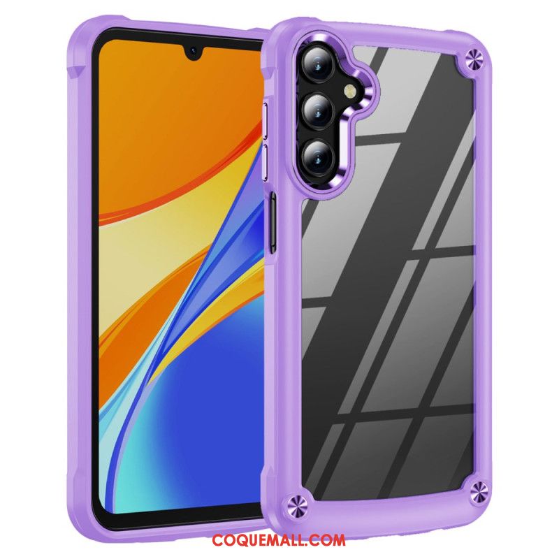 Coque Samsung Galaxy A15 5G / A15 Cadre de Lentille en Alliage