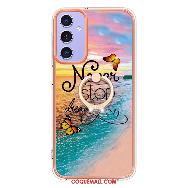 Coque Samsung Galaxy A15 5G Anneau-Support Motif