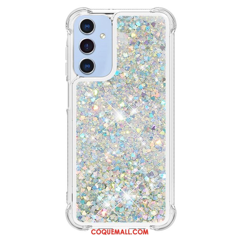 Coque Samsung Galaxy A15 5G Design Paillettes