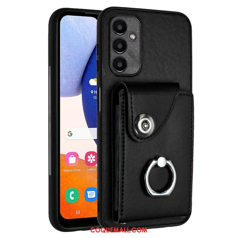 Coque Samsung Galaxy A15 5G Porte-Cartes à Soufflets