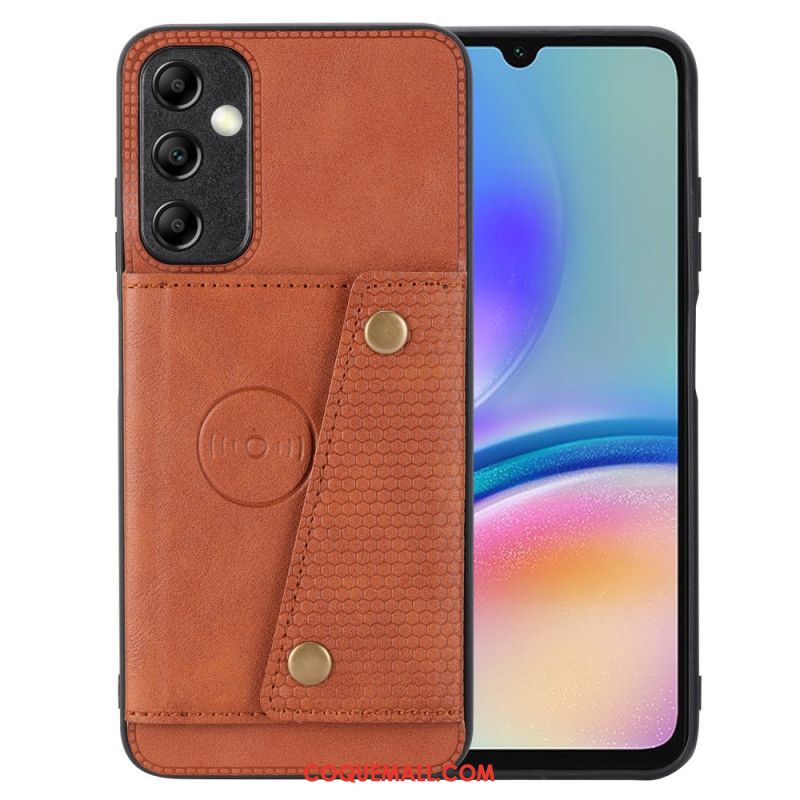 Coque Samsung Galaxy A15 5G Style Cuir Porte-Cartes