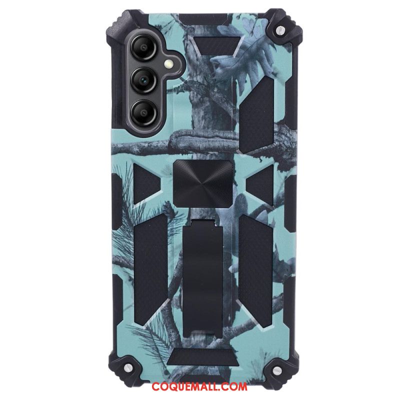 Coque Samsung Galaxy A15 5G Support Intégré Camouflage