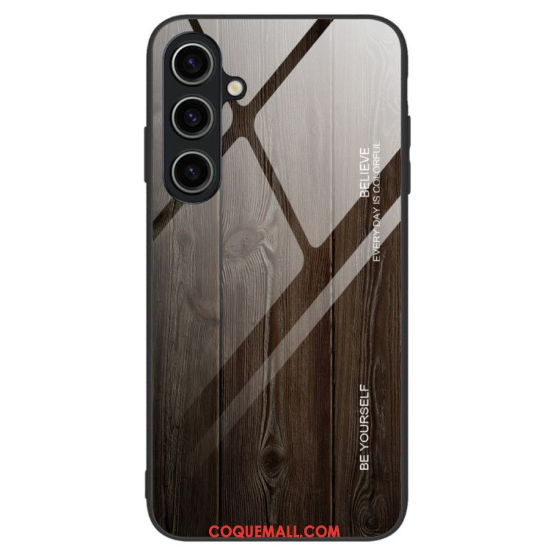 Coque Samsung Galaxy A15 5G Verre Trempé Design Bois