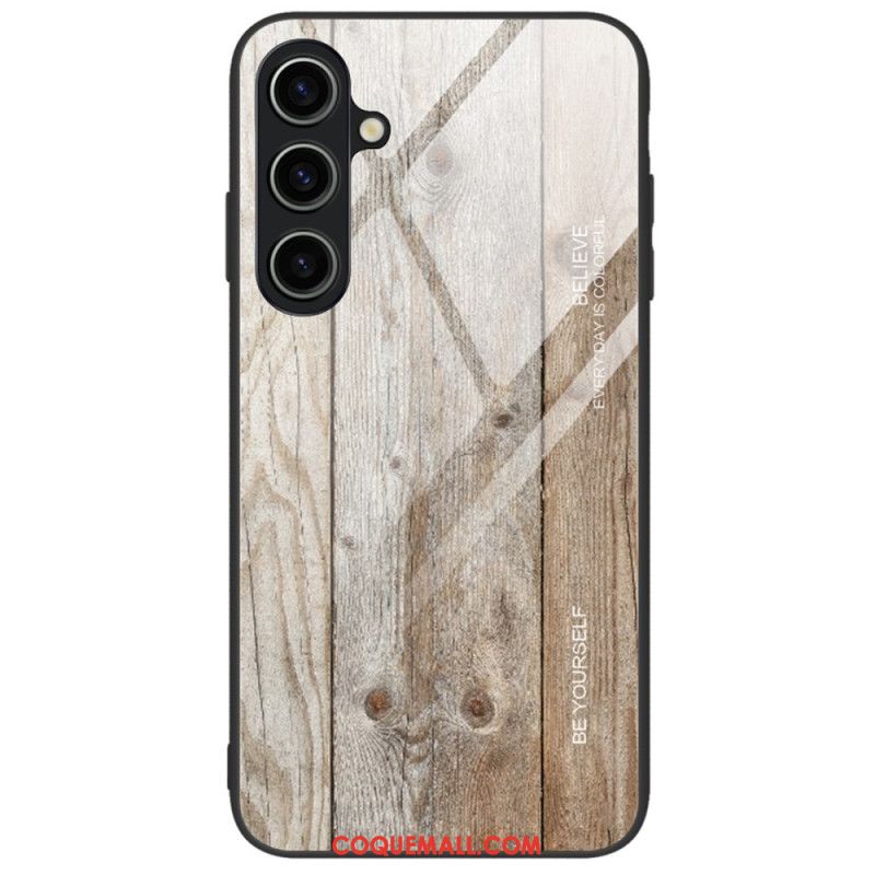 Coque Samsung Galaxy A15 5G Verre Trempé Design Bois