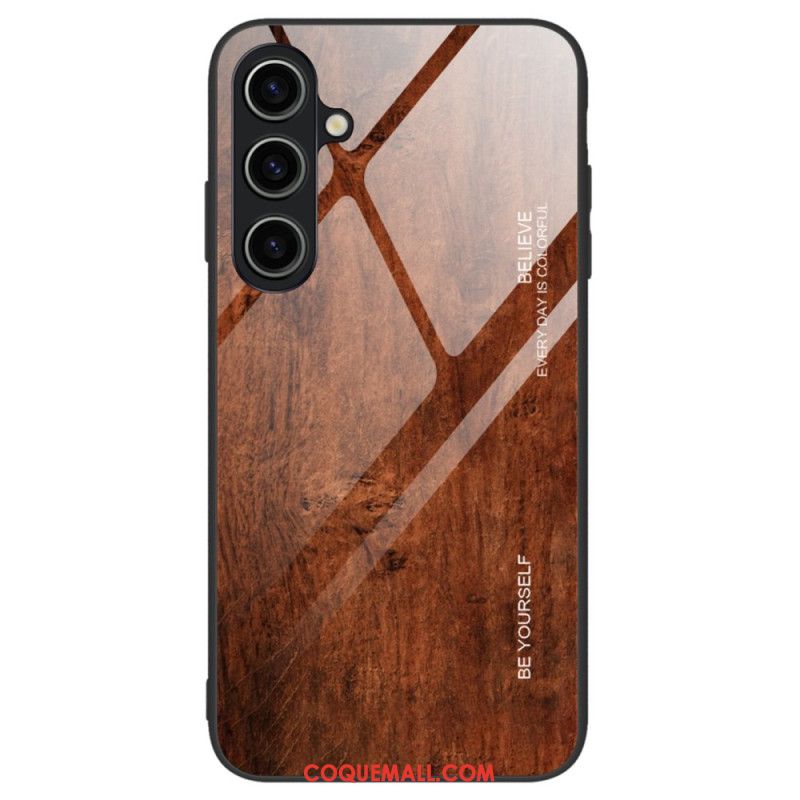 Coque Samsung Galaxy A15 5G Verre Trempé Design Bois