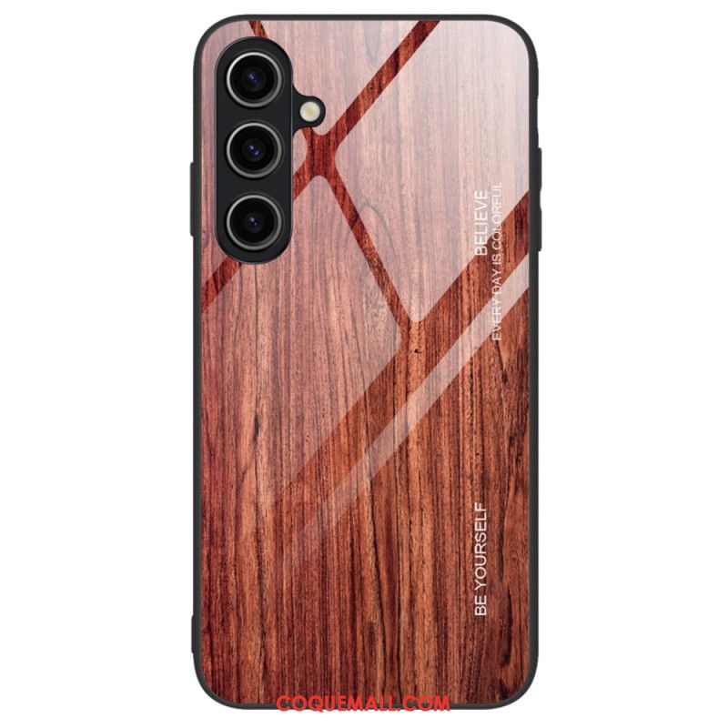 Coque Samsung Galaxy A15 5G Verre Trempé Design Bois