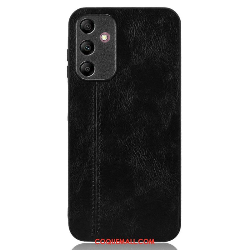 Coque Samsung Galaxy A15 Effet Cuir Coutures