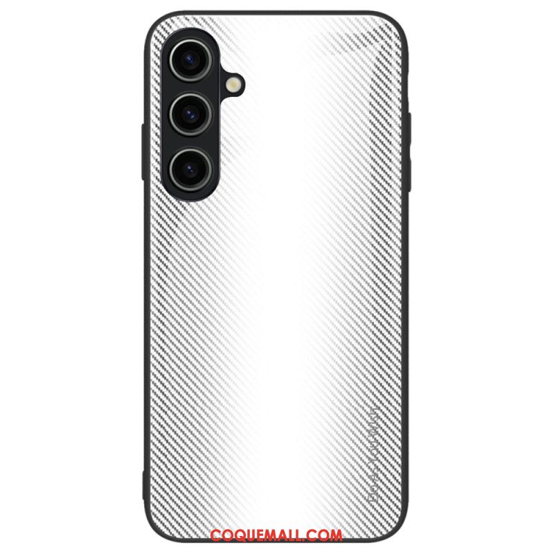 Coque Samsung Galaxy A15 Verre Trempé Fibre Carbone