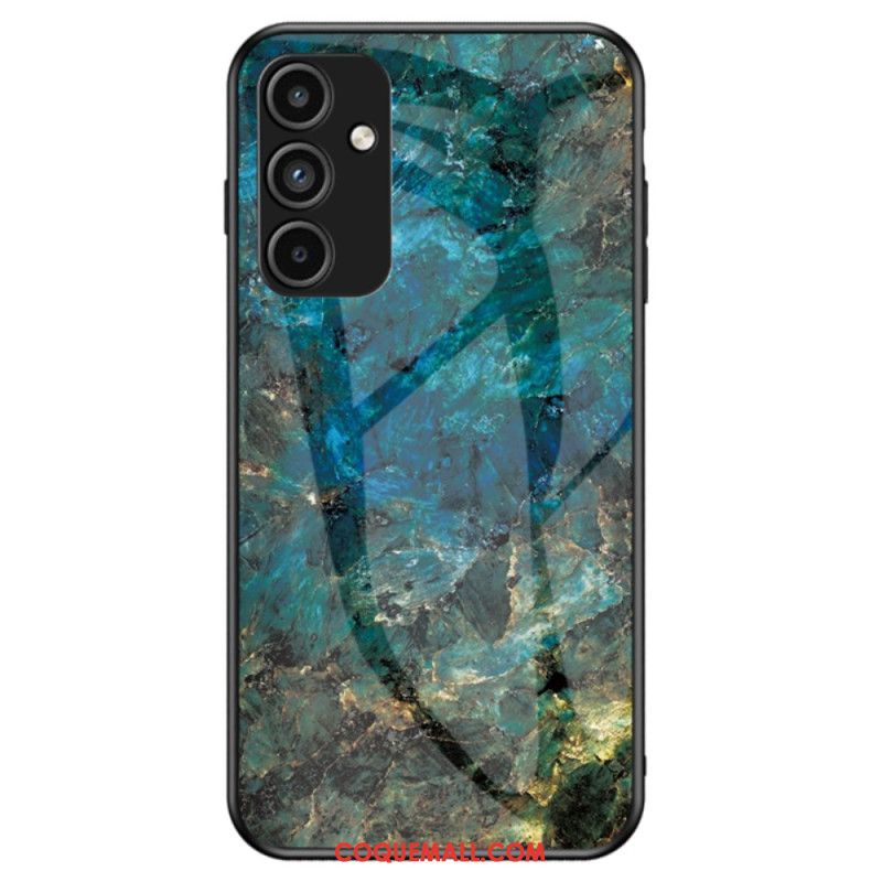 Coque Samsung Galaxy A15 Verre Trempé Style Marbre