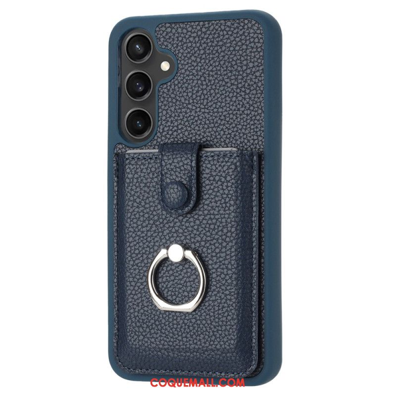 Coque Samsung Galaxy A16 4G / 5G Style Porte-Cartes et Anneau-Support