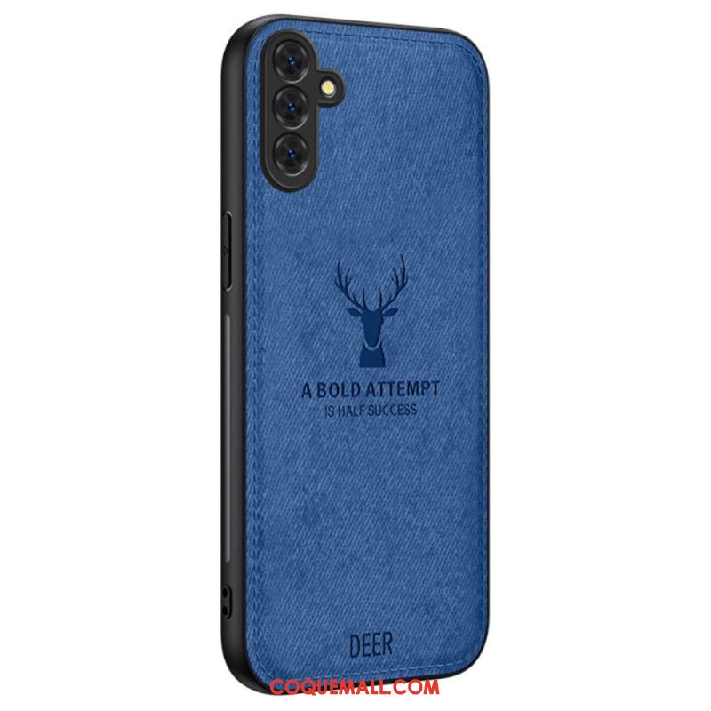 Coque Samsung Galaxy A55 5G Simili Cuir Cerf