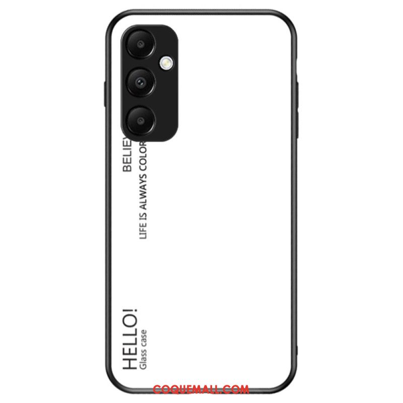 Coque Samsung Galaxy A55 5G Verre Trempé Hello