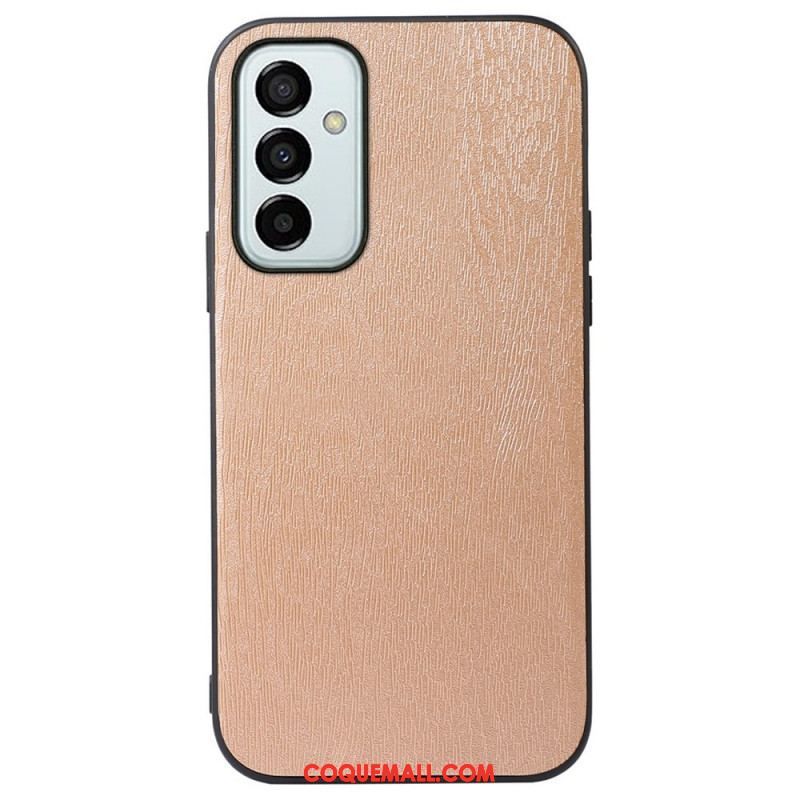 Coque Samsung Galaxy M23 5G Simili Cuir Effet Bois