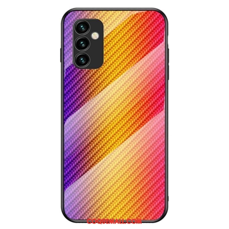 Coque Samsung Galaxy M23 5G Verre Trempé Fibre Carbone