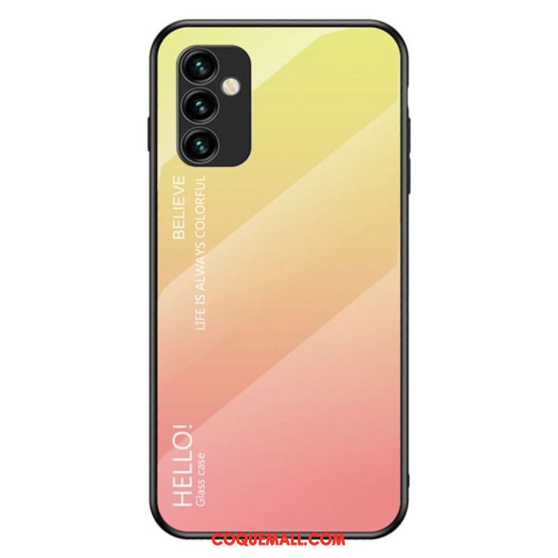 Coque Samsung Galaxy M23 5G Verre Trempé Hello