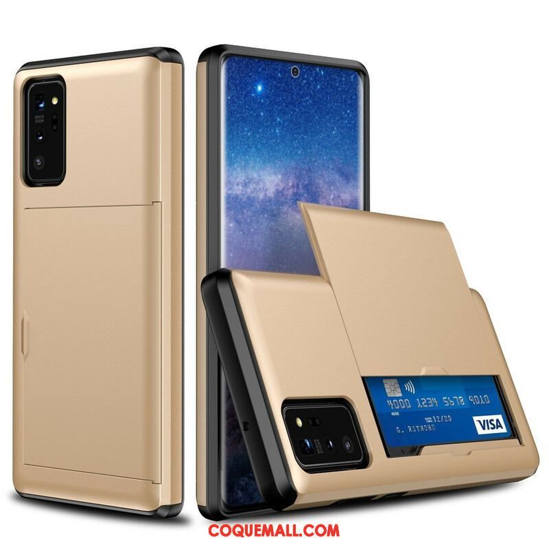 Coque Samsung Galaxy Note 20 Porte-Carte à Glissière