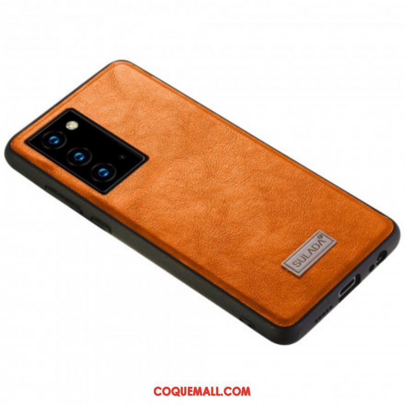 Coque Samsung Galaxy Note 20 SULADA Effet Cuir