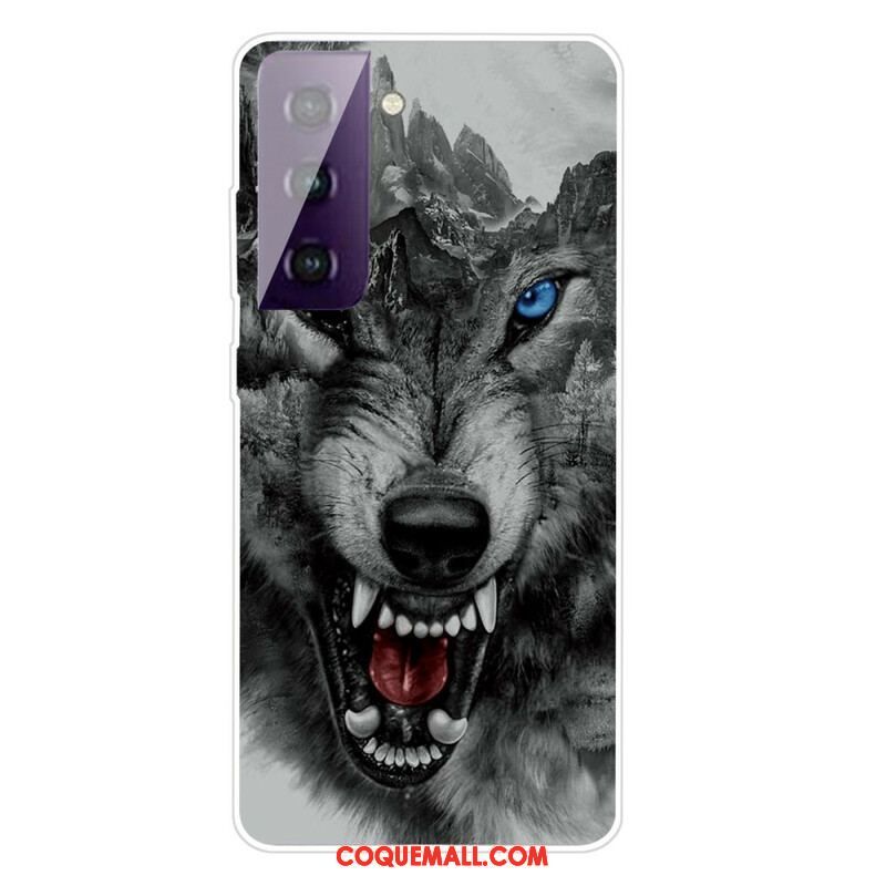 Coque Samsung Galaxy S21 FE Sublime Loup