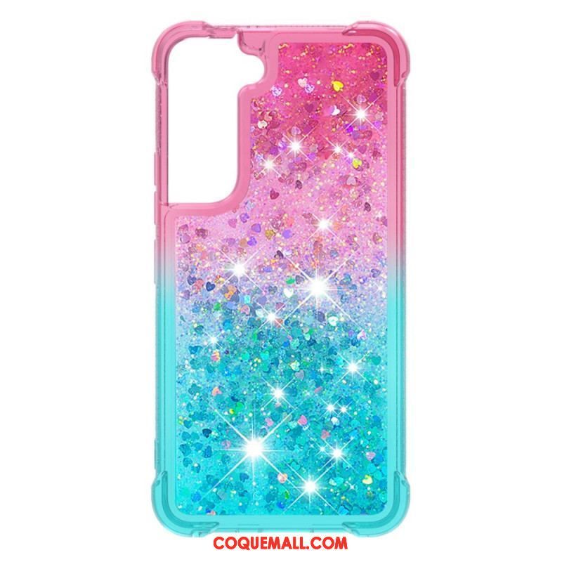 Coque Samsung Galaxy S22 5G Paillettes Colors