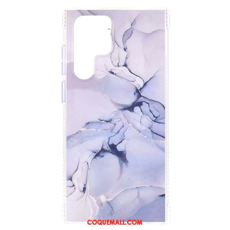 Coque Samsung Galaxy S22 Ultra 5G Hybride Marbré