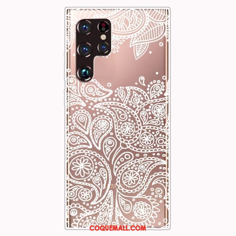 Coque Samsung Galaxy S22 Ultra 5G Mandala Stylé