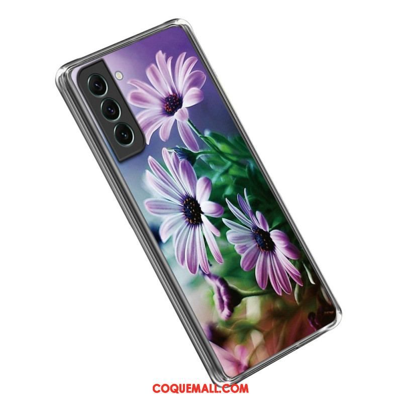 Coque Samsung Galaxy S23 5G Silicone Florale