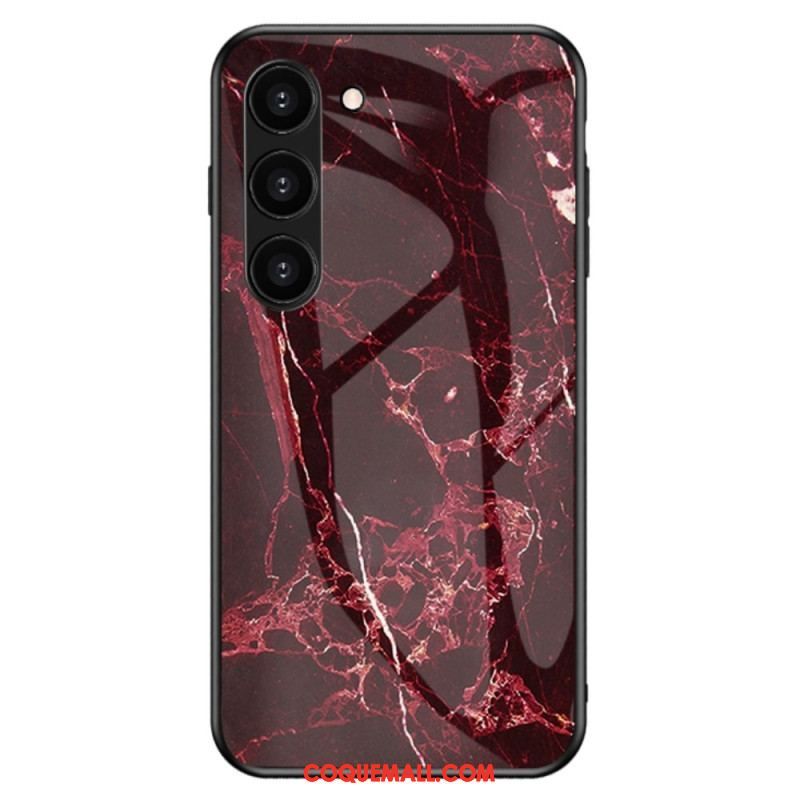 Coque Samsung Galaxy S23 Plus 5G Verre Trempé Marbre