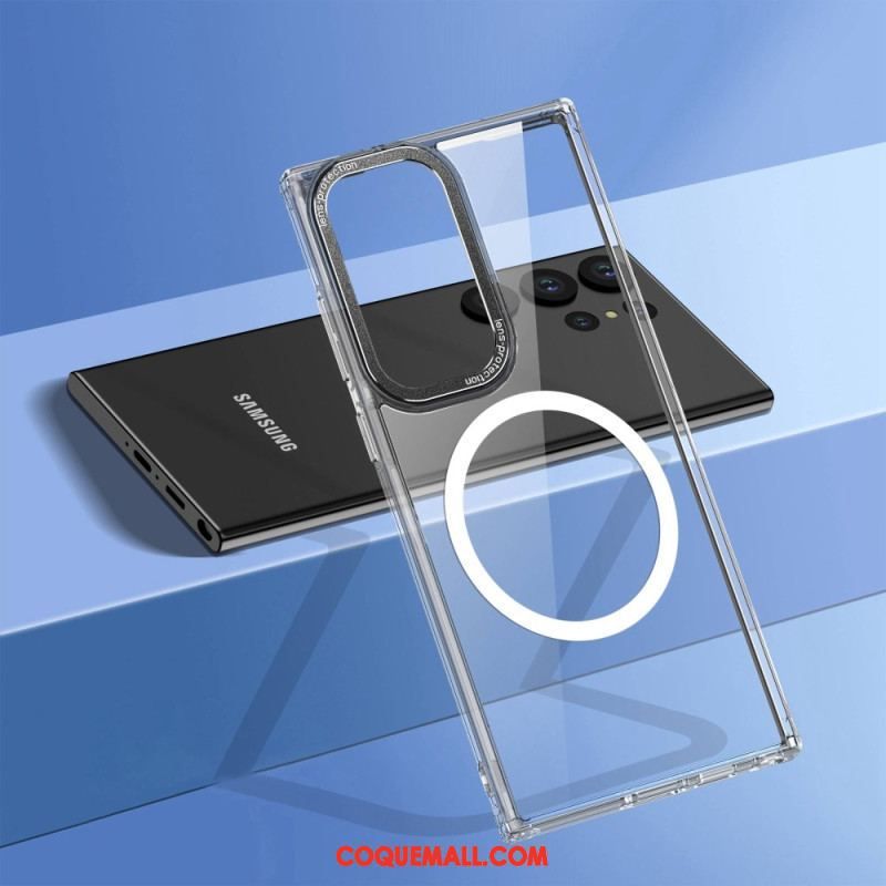 Coque Samsung Galaxy S23 Ultra 5G Transparente Compatible Magsafe