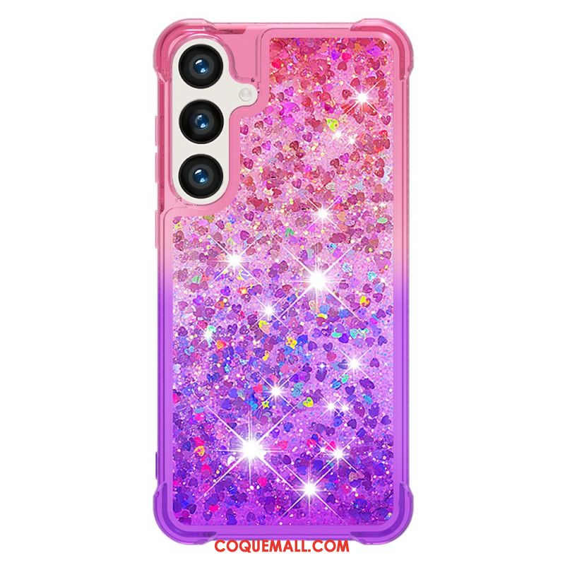 Coque Samsung Galaxy S24 5G Dégradé Paillettes