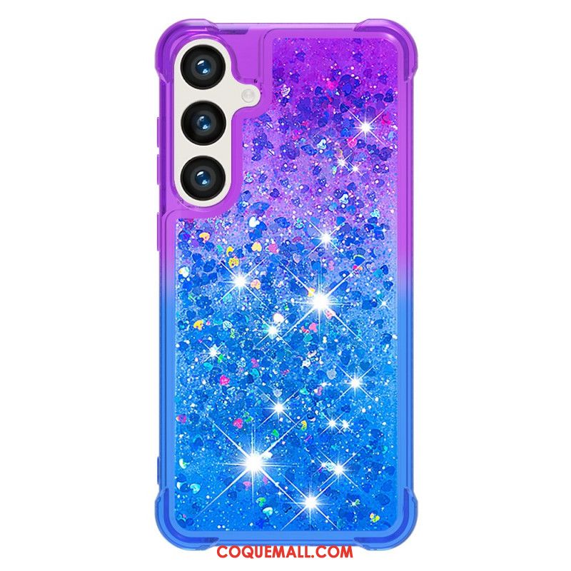 Coque Samsung Galaxy S24 5G Dégradé Paillettes