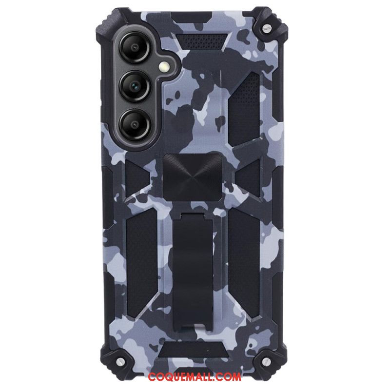 Coque Samsung Galaxy S24 5G avec Support Camouflage