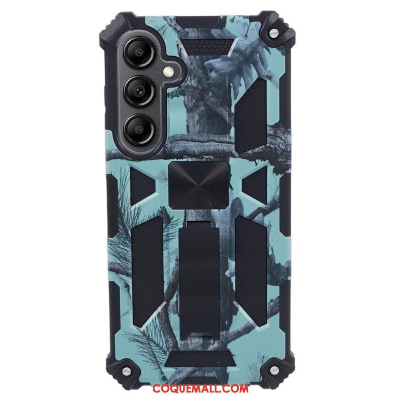 Coque Samsung Galaxy S24 5G avec Support Camouflage