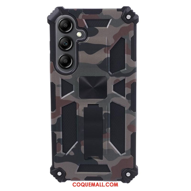 Coque Samsung Galaxy S24 5G avec Support Camouflage