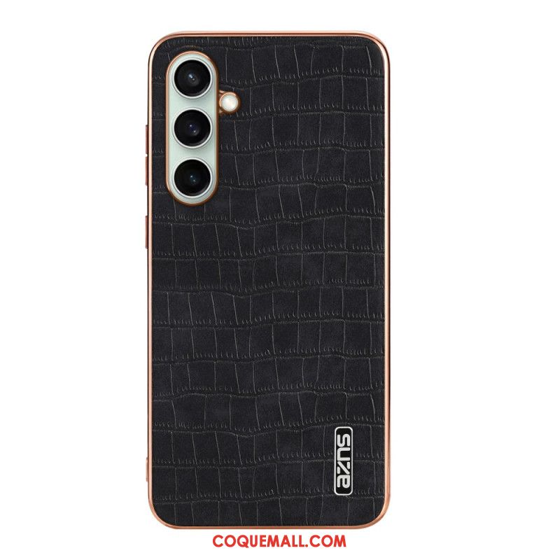 Coque Samsung Galaxy S24 FE Texture de Crocodile AZNS