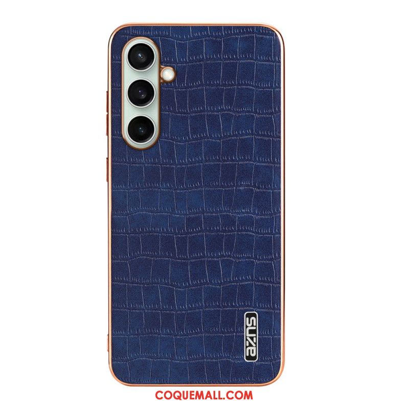 Coque Samsung Galaxy S24 FE Texture de Crocodile AZNS