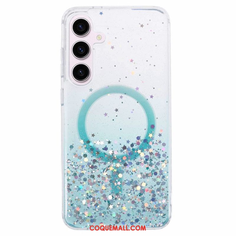 Coque Samsung Galaxy S24 Plus 5G Paillettes Compatible MagSafe