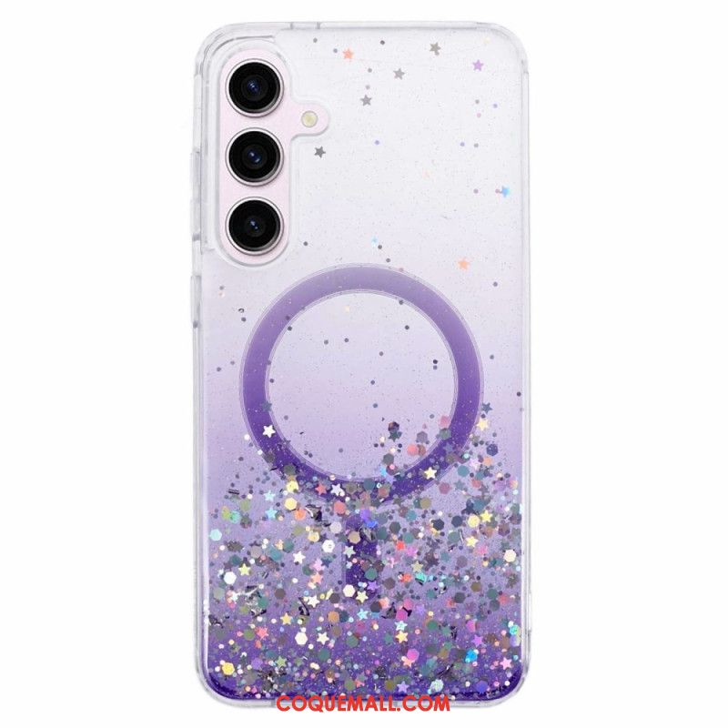 Coque Samsung Galaxy S24 Plus 5G Paillettes Compatible MagSafe